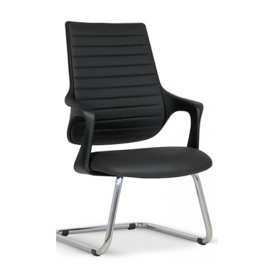 audit döşemeli krom u ayak misafir koltuğu