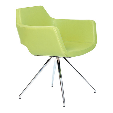 Aurevo Krom Konik Ayaklı Misafir Koltuğu - Misafir Koltukları