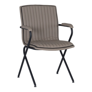 bage metal boyalı çapraz ayak misafir koltuğu - küçük detay görsel 4