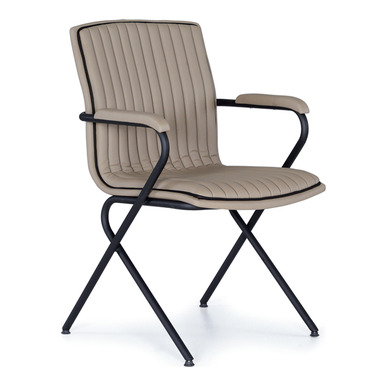 bage metal boyalı çapraz ayak misafir koltuğu - küçük detay görsel 5