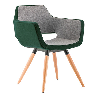 barak ahşap torna ayaklı misafir koltuğu