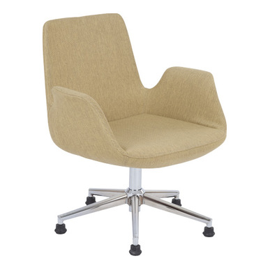 bark kumaş döşemeli krom pingo ayak misafir koltuğu