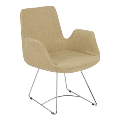 bark kumaş döşemeli krom trans ayak misafir koltuğu