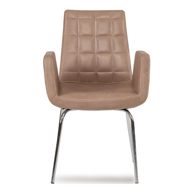 Belle Sırt Dikişli Modern Dört Ayak Misafir Koltuğu - Misafir Koltukları