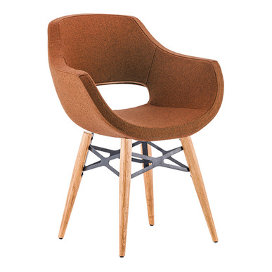 bixo kumaş sırt detaylı ahşap ayak misafir koltuğu