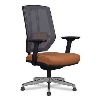 confo krom yıldız ayaklı fileli misafir koltuğu