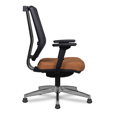 confo krom yıldız ayaklı fileli misafir koltuğu - küçük detay görsel 2