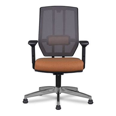 confo krom yıldız ayaklı fileli misafir koltuğu - küçük detay görsel 3