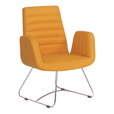 Corvessa Krom Tel Ayaklı Misafir Koltuğu - Misafir Koltukları