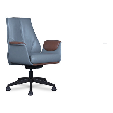 davis metal ayaklı kol deri detaylı misafir koltuğu