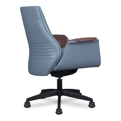 davis metal ayaklı kol deri detaylı misafir koltuğu - küçük detay görsel 4