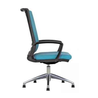 Drape  Döşemeli Plastik Kol Alüminyum Yıldız Ayak Misafir Koltuğu - Misafir Koltukları