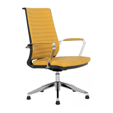 Drape Döşemeli Krom Yıldız Ayak Misafir Koltuğu - Misafir Koltukları