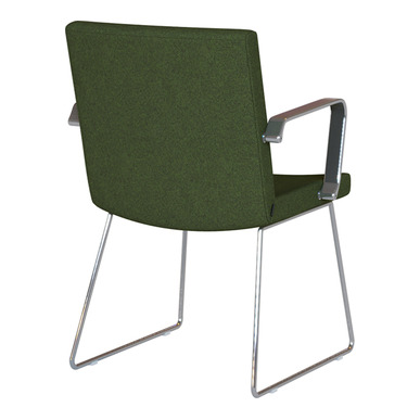 durance krom kollu tel ayak misafir koltuğu - küçük detay görsel 3