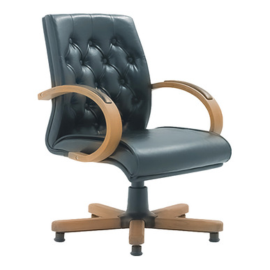 esential kapitoneli ahşap yıldız ayak misafir koltuğu