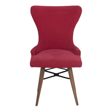 fran dekoratif ahşap dört ayak misafir koltuğu