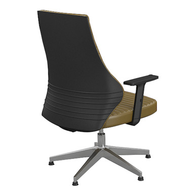 gestre ayarlı kol alüminyum yıldız ayak misafir koltuğu - küçük detay görsel 3