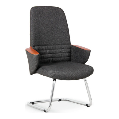 grefer kumaş krom u ayak misafir koltuğu