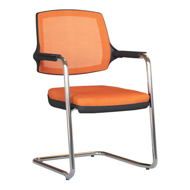 halrey krom l ayak sırt fileli misafir koltuğu - küçük detay görsel 4