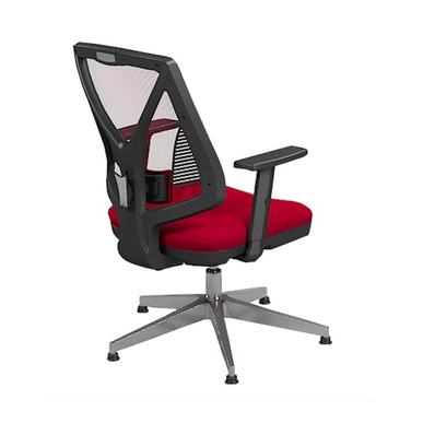 head alüminyum ayak ayarlı kol bel destekli yıldız ayak misafir koltuğu - küçük detay görsel 2