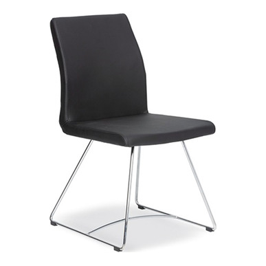 insert krom tel ayaklı misafir koltuğu