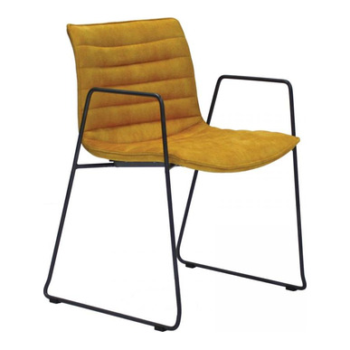 journey döşemeli boyalı kol ayak misafir koltuğu