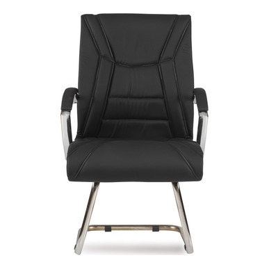 komer kolçaklı derili u ayaklı misafir koltuğu