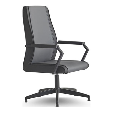 kong siyah metal yıldız ayaklı misafir koltuğu