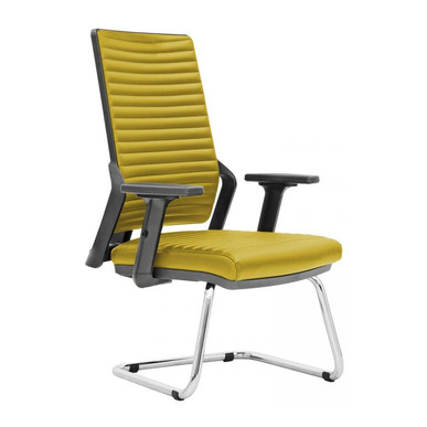 lawer döşemeli alüminyum ayarlı kol u ayak misafir koltuğu