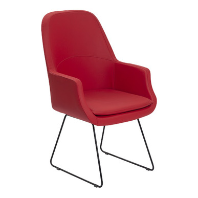 leer alüminyum tel ayak misafir koltuğu