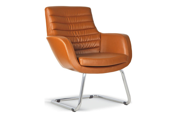 liman döşemeli kol krom u ayak misafir koltuğu