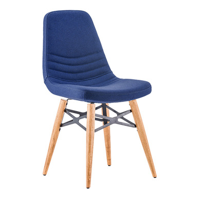 margarida kumaş döşemeli ahşap ayak misafir koltuğu - küçük detay görsel 2