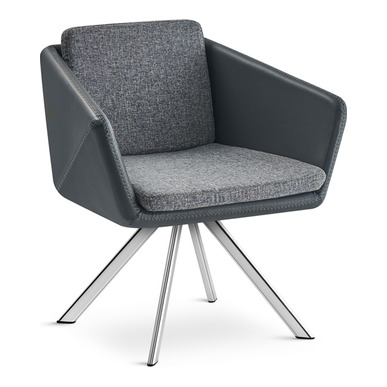 menso minderli krom profil ayak misafir koltuğu