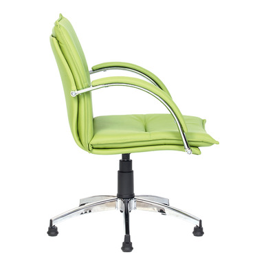 Mervano Krom Yıldız Ayaklı Misafir Koltuğu - küçük detay görsel 2 - Misafir Koltukları