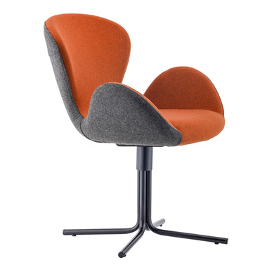 midia dekoratif kol kumaş papatya ayak misafir koltuğu - küçük detay görsel 2