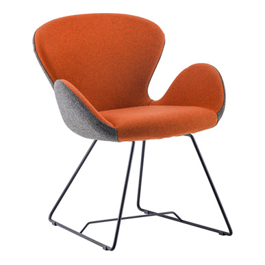 midia dekoratif kol kumaş transmisyon ayak misafir koltuğu - küçük detay görsel 2