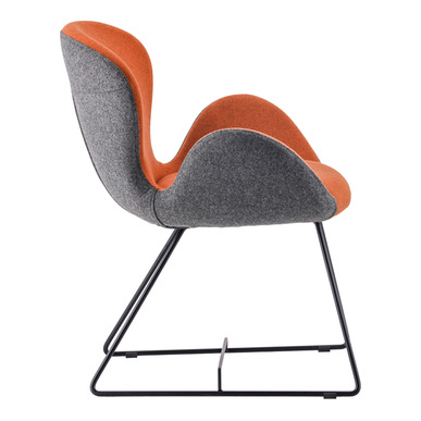 midia dekoratif kol kumaş transmisyon ayak misafir koltuğu - küçük detay görsel 3