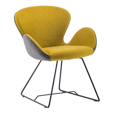 midia dekoratif kol kumaş transmisyon ayak misafir koltuğu - küçük detay görsel 5