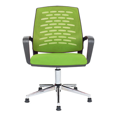 Mirello Krom Yıldız Ayaklı Misafir Koltuğu - küçük detay görsel 2 - Misafir Koltukları