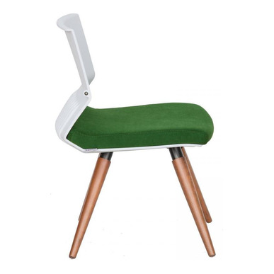 moor beyaz gövde ahşap ayak misafir koltuğu - küçük detay görsel 2