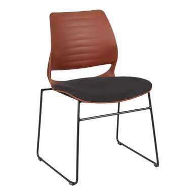 Neck Metal Boyalı Ayak Kolsuz Kiremit Gövdeli Misafir Koltuğu - Misafir Koltukları