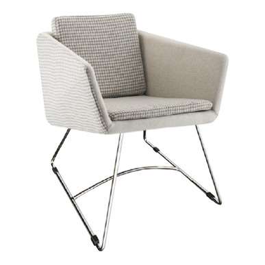 orvensa krom tel ayaklı misafir koltuğu