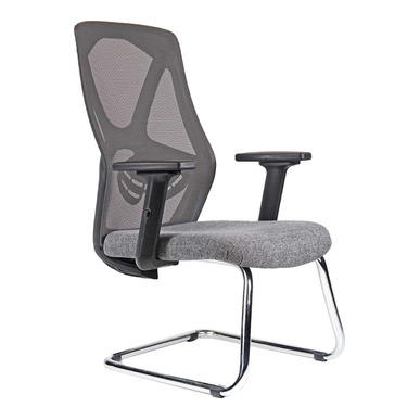 pale krom u ayaklı misafir koltuğu