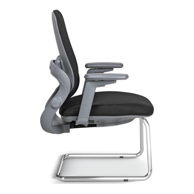 Panemor Krom U Ayak Gri Gövdeli Misafir Koltuğu - Misafir Koltukları