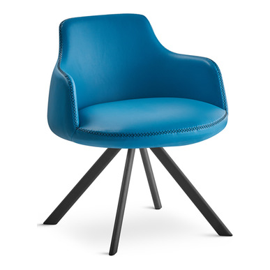 povar deri döşemeli profil ayak misafir koltuğu