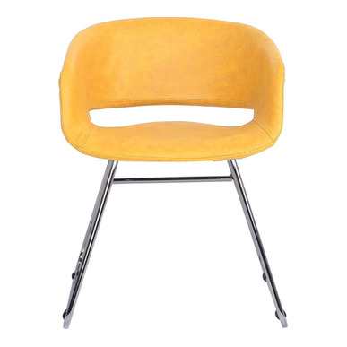 ratino modern krom boru ayak misafir koltuğu