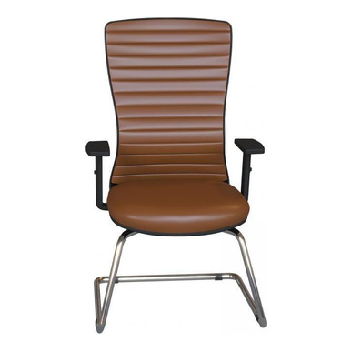 reva döşemeli alüminyum ayarlı kol u ayak misafir koltuğu