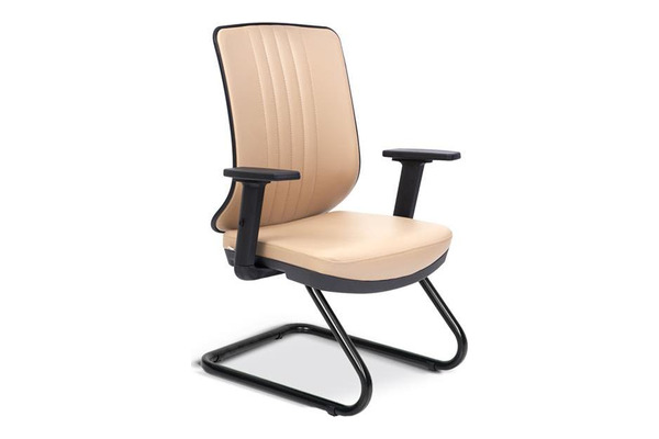 skota ayarlı plastik kol u ayak derili misafir koltuğu