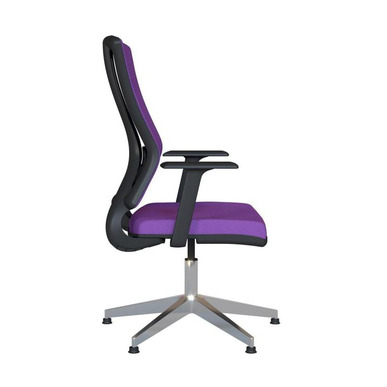 slant alüminyum sabit kol yıldız ayak misafir koltuğu - küçük detay görsel 2