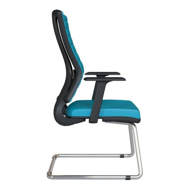 slant döşemeli alüminyum sabit kol u ayak misafir koltuğu - küçük detay görsel 2